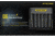 Nitecore Battery Charger, IMR/ Li-ion, 6 Channels, 2000 mA Max Charge Current, Black, Q6