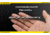 Nitecore NTP10 Titanium Tactical Pen with Tungsten Steel Tip, Silver, 6952506401338