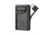 Nitecore UCN3 Digital USB Charger for Canon LP-E6N Camera Batteries, Black, 6952506492886