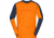 Norrona Falketind Equaliser Merino Round Neck Shirt - Mens, Orange Popsicle/Indigo Night, Small, 7042698472120