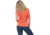 Norrona Falketind Equaliser Merino Round Neck Shirt - Womens, Peach Amber/Orange Alert, Small, 1822-22 5649 S