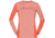 Norrona Falketind Equaliser Merino Round Neck Shirt - Womens, Peach Amber/Orange Alert, Small, 1822-22 5649 S