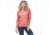 Norrona Falketind Equaliser Merino Round Neck Shirt - Womens, Peach Amber/Orange Alert, Small, 1822-22 5649 S