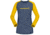 Norrona Fjora Equaliser Lightweight Long Sleeve - Womens, Sulphur/Vintage Indigo, Large, 2228-18 5012 L