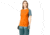 Norrona Fjora Equaliser Lightweight T-Shirt - Womens, Orange Popsicle/Tourmaline, Small, 7042698465009