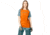 Norrona Fjora Equaliser Lightweight T-Shirt - Womens, Orange Popsicle/Tourmaline, Small, 7042698465009