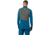 Norrona Fjora Equaliser Zip Top Long Sleeve - Mens, Mykonos Blue/Castor Grey, Large, 2214-21 6010 L
