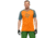 Norrona Fjora Wool T-Shirt - Mens, North Atlantic/Orange Popsicle, Small, 7042698461520