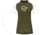 Norrona Fjora Wool T-Shirt - Womens, Olive Night/Snowdrop, Small, 7042698461568