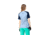 Norrona Fjr Equaliser Lightweight T-Shirt - Womens, Serenity/Indigo Night, Extra Small, 7042698398185