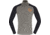 Norrona PureUll Norrona Zip Neck Shirt - Mens, Castor Grey/Caviar Black Melange, 2XL, 5270-21 8704 XXL
