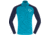 Norrona PureUll Norrona Zip Neck Shirt - Mens, Hawaiian Surf/Indigo Night, Large, 5270-21 6609 L