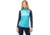 Norrona PureUll Norrona Zip Neck Shirt - Womens, Aquarius/Indigo Night, Extra Large, 5271-21 2374 XL