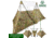 Nukem Grab &amp; Go Hunting Ground Blind Double Up System, Mossy Oak Greenleaf 3D Leafy, Regular, NKDUS3GL3DREG