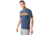 Oakley 249 Future Stripe Tee - Mens, Foggy Blue, Small, 457530-6FB-S