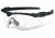 Oakley SI Ballistic M Frame 3.0 Sunglasses, Black Frame, Clear Lens OO9146-09