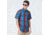 Oakley Checked Woven Short Sleeve Shirt - Mens, Orange Check, Extra Small, FOA400030-97E-XS