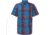 Oakley Checked Woven Short Sleeve Shirt - Mens, Orange Check, Extra Small, FOA400030-97E-XS