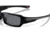 Oakley Fives Squared Mens Sunglasses Polished Black Frame, Grey Lens OO9238-04
