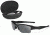 Oakley SI Flak Jacket XLJ Sunglasses, Black Frame, Clear and Grey Lenses 53-065