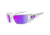 Oakley Fuel Cell Sunglasses - Polished Clear Frame w/ Violet Iridium Lenses OO9096-04