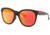 Oakley Low Key OO9433 Sunglasses - Women's, Matte Black, Prizm Ruby, 54, OO9433-943320-54