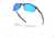 Oakley OO4145 Wire Tap 2.0 Sunglasses - Mens, Satin Black Frame, Prizm Sapphire Lens, 60, OO4145-414504-60