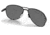 Oakley OO4147 Contrail Sunglasses - Mens, Satin Black Frame, Prizm Black Lens, 57, OO4147-414707-57