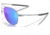 Oakley OO4147 Contrail Sunglasses - Mens, Satin Chrome Frame, Prizm Sapphire Lens, 57, OO4147-414703-57