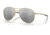Oakley OO4147 Contrail Sunglasses - Mens, Satin Gold Frame, Prizm Black Lens, 57, OO4147-414713-57