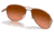 Oakley OO4147 Contrail Sunglasses - Men's, Satin Rose Gold Frame, Prizm Brown Gradient Lens, 57, OO4147-414705-57