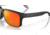 Oakley OO9102 Holbrook Sunglasses, Matte Black Frame, Prizm Ruby Lenses, OO9102-9102E2-55
