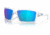 Oakley OO9129 Cables Sunglasses - Mens, Polished Clear Frame, Prizm Sapphire Polarized Lens, 63, OO9129-912905-63