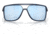 Oakley OO9147 Castel Sunglasses - Mens, Matte Translucent Blue Frame, Prizm Deep Water Polarized Lens, 63, OO9147-914706-63