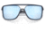 Oakley OO9147 Castel Sunglasses - Men's, Matte Translucent Blue Frame, Prizm Deep Water Polarized Lens, 63, OO9147-914706-63
