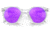 Oakley OO9464A HSTN A Sunglasses - Mens, Matte Clear Frame, Prizm Violet Lens, Asian Fit, 52, OO9464A-946402-52