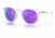 Oakley OO9464A HSTN A Sunglasses - Mens, Matte Clear Frame, Prizm Violet Lens, Asian Fit, 52, OO9464A-946402-52
