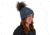 Obermeyer Denver FF Pom Beanie - Womens, Blue Ash, One Size, 18057-21168-ONE SIZE