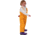 Obermeyer Snoverall Pant - Girls, Mango Magic, 8, 55033-21034-8