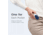 Ocoopa UT3 Liteplus Magnetic Rechargeable Hand Warmers, Blue on White, UT3053-BU-WH-Plus