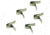 On Time Wildlife Feeders Clock Clips, 5 Pack, Grey 00213