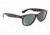 One Revtown Sunglasses, Matte Dark Wood, 22069
