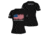 OpticsPlanet Exclusive Grunt Style American Flag T-Shirt Women's, Black, Large, 3900-Black-L, EDEMO1