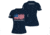 OpticsPlanet Exclusive Grunt Style American Flag T-Shirt Womens, Navy, Extra Large, 3900-Navy-XL