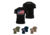 OpticsPlanet Men's Exclusive Grunt Style American Flag T-Shirt, Black, Military Green, Navy, Tan