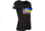 OpticsPlanet Ukraine/US Flag Short Sleeve T-Shirt - Women's, Small, Black, OP-UKRAINE-US-T-Shirt-Black-Small-Women's-Black-Small-Women's