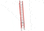 Louisville Ladder 32ft Fiberglass Rung To Plate 443-FE7232, Unit EA