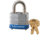 Master Lock 4 Pin Tumbler Padlock 2-1/2in 470-7LJKD, Unit PK