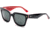 OTIS OSKA Sunglasses, Navy Crystal Red/Smokey Blue, 54-21-145, 132-2002