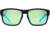 OTIS Rambler Sport Sunglasses - Mens, Matte Black Frame/Green Polarized Lens, 178-2203LL